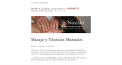 Desktop Screenshot of masajemasaje.es