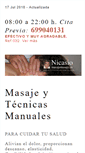 Mobile Screenshot of masajemasaje.es